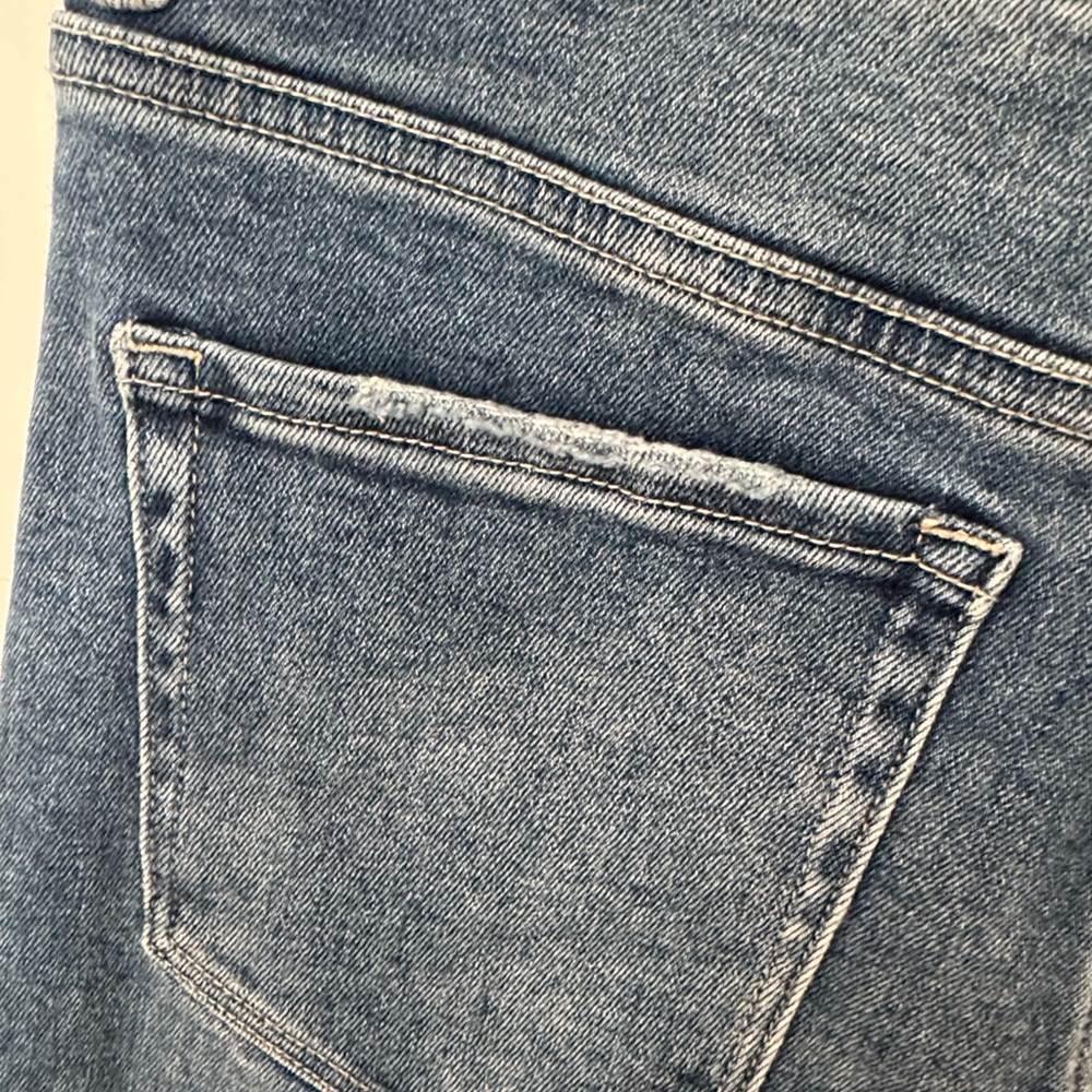 Vervet Mid Rise Crop Straight Jeans 28 - Picture 7 of 13
